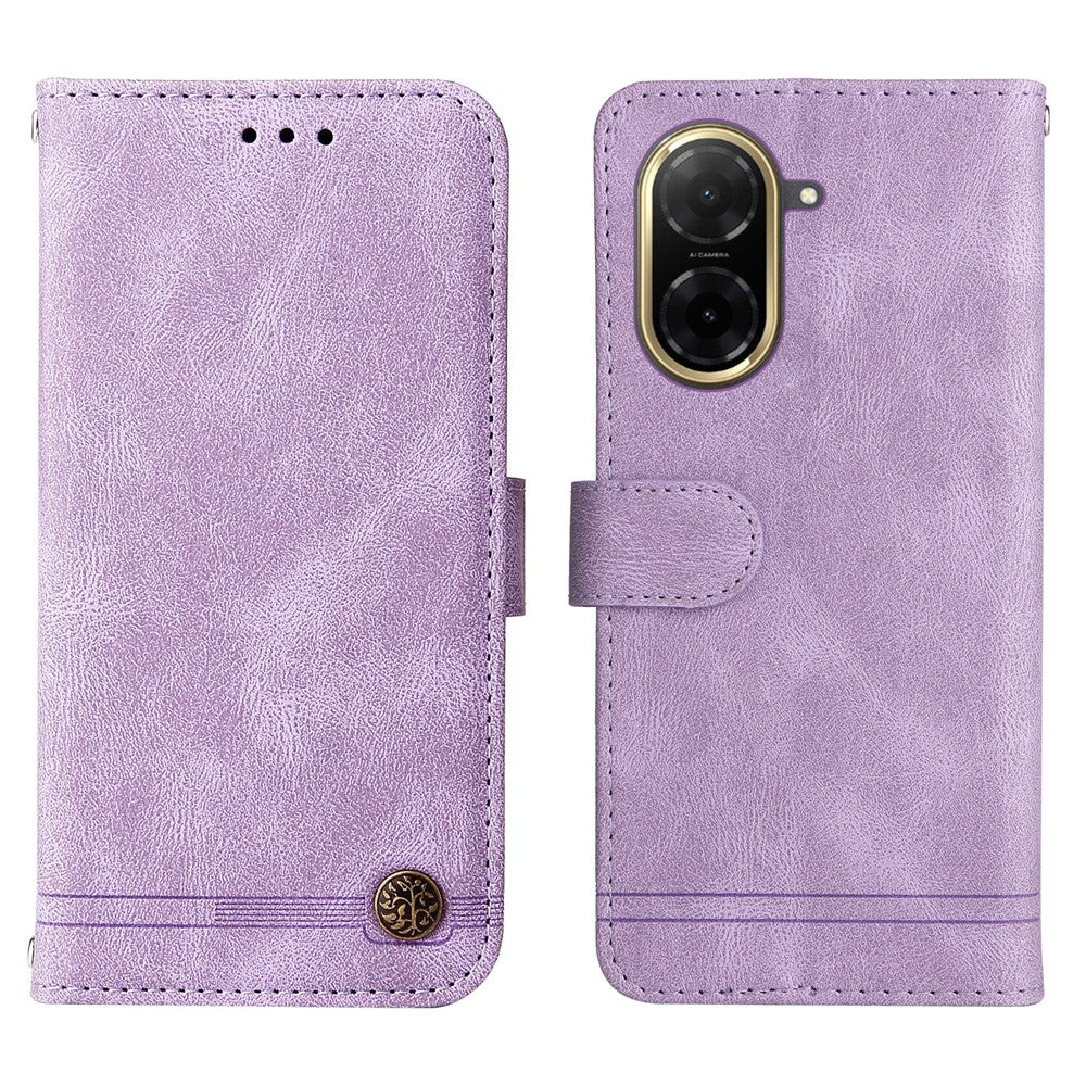 Xiaomi Redmi A5 NFC (EU) (173,45 mm) Läderfodral med pekskärm och stativ