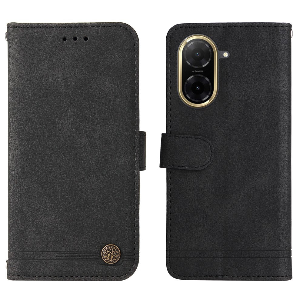 Xiaomi Redmi A5 NFC (EU) (173,45 mm) Läderfodral med pekskärm och stativ