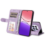 For Oppo A5 5G / Oppo F29 5G Leather Wallet Cases Skin Touch Phone Cover Stand with Strap