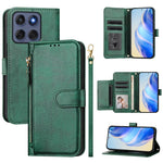 For Motorola Edge 60 5G / 60 Fusion 5G etui med lynlåslomme, flere kortpladser, telefoncover i læder