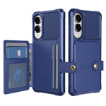 Til Samsung Galaxy S25 Edge cover med kortholder i PU-læder + TPU-bagcover