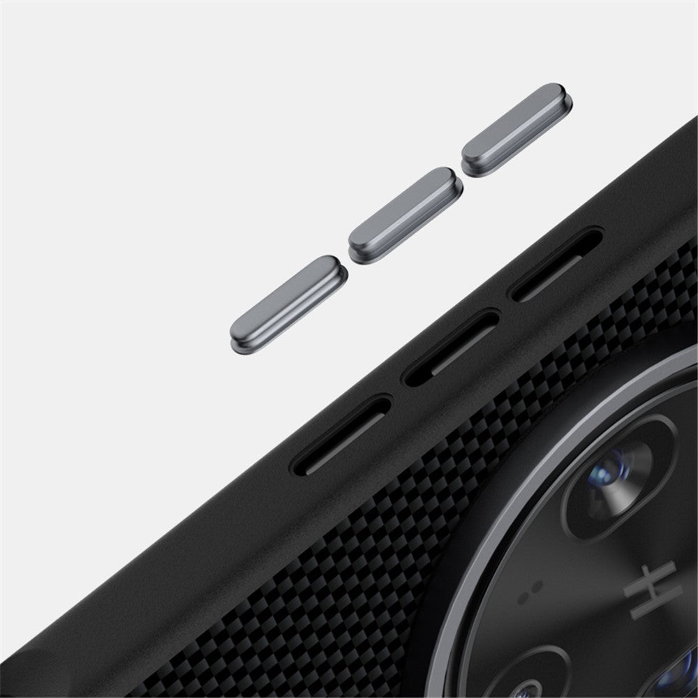 ABEEL magnetisk etui til Oppo Find X8 Ultra 5G, trykt PC- og TPU-etui i aluminiumlegering og læder