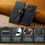 DG.MING for OnePlus 13 Case Detachable Split Leather Phone Cover