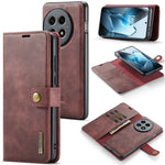 DG.MING for OnePlus 13 Case Detachable Split Leather Phone Cover