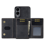 DG.MING M2 Series for Samsung Galaxy S25 Edge Case PU + PC + TPU Phone Cover Detachable Wallet