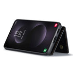 DG.MING M2 Series for Samsung Galaxy S25 Edge Case PU + PC + TPU Phone Cover Detachable Wallet