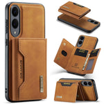 DG.MING M2 Series for Samsung Galaxy S25 Edge Case PU + PC + TPU Phone Cover Detachable Wallet