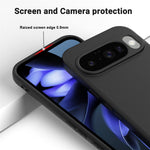 Til Google Pixel 10 Cover Liquid Silikone Telefon Bagcover med Håndrem
