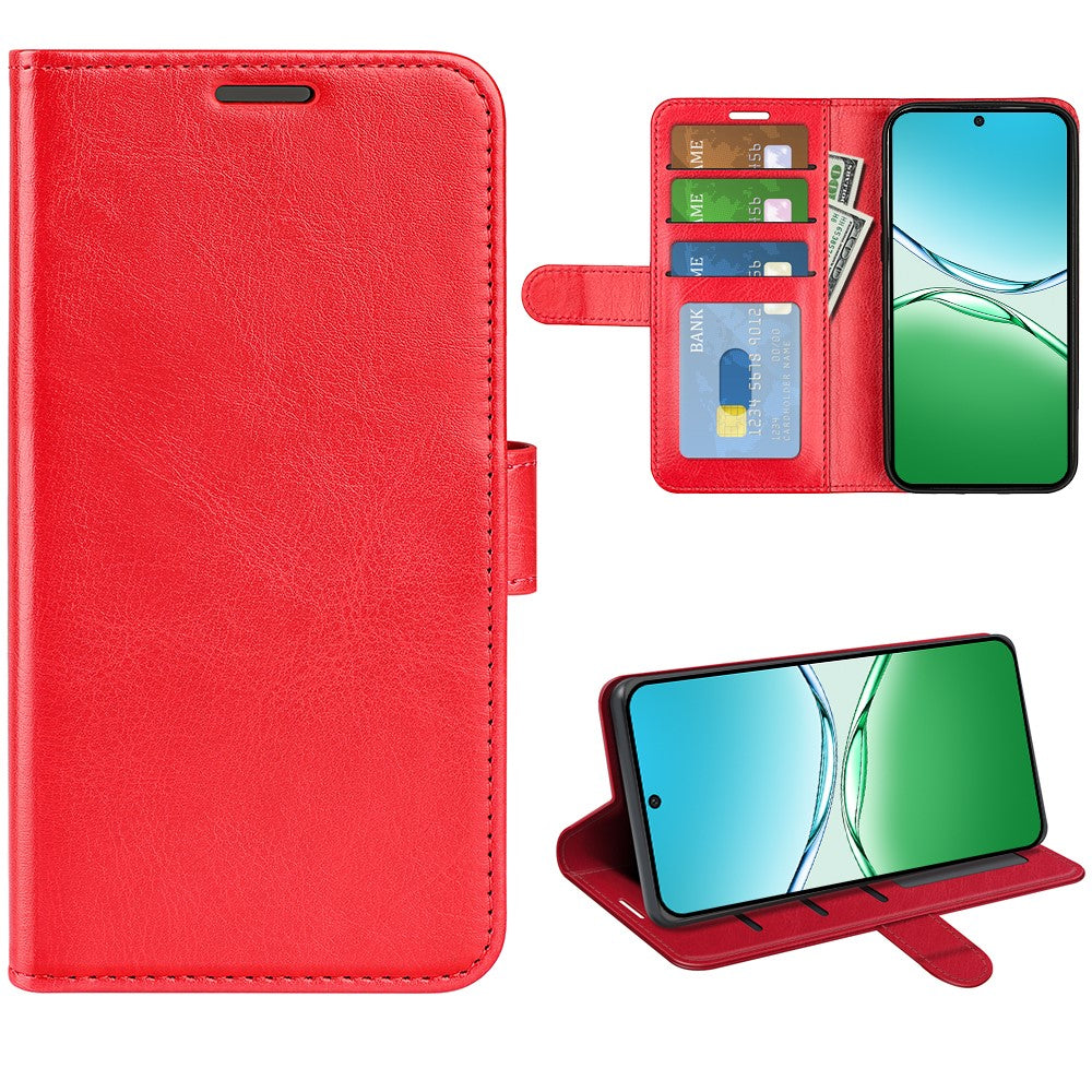 For Oppo F29 5G Case Crazy Horse Texture Stand Leather Phone Cover