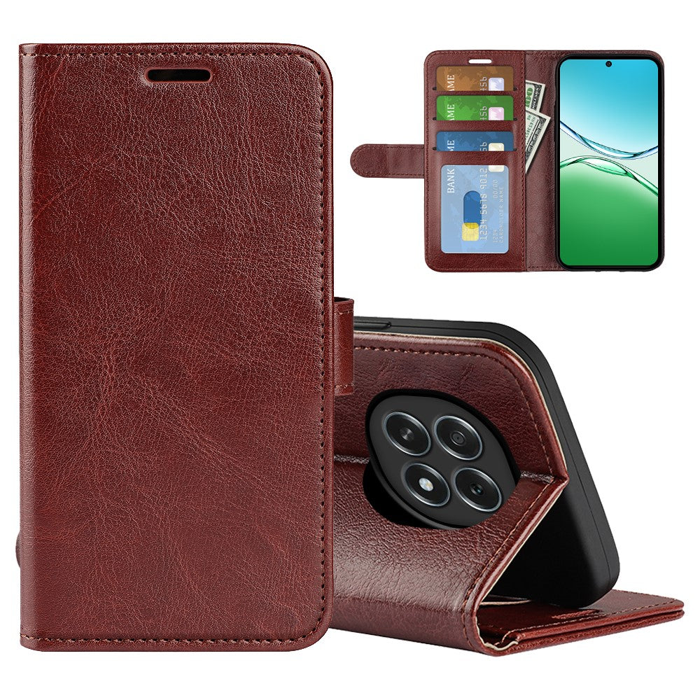For Oppo F29 5G Case Crazy Horse Texture Stand Leather Phone Cover