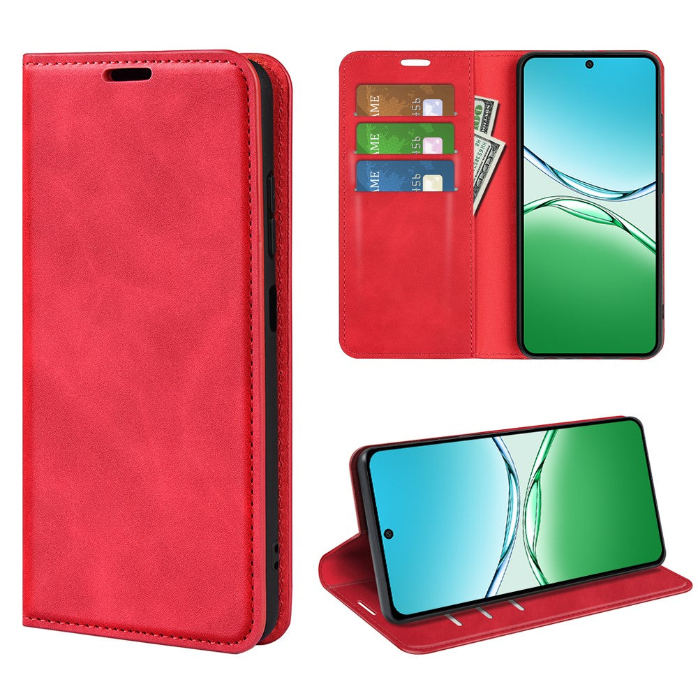 For Oppo F29 5G Case Skin Touch Leather Wallet Phone Cover