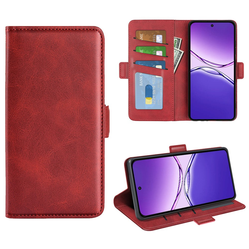 For Oppo F29 Pro 5G Case Calf Texture Leather Wallet Phone Cover