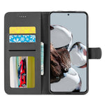 LC.IMEEKE For Xiaomi 12T 5G / Redmi K50 Ultra 5G / 12T Pro 5G Calf Texture PU Leather Phone Stand Case Magnetic Clasp Wallet Phone Cover