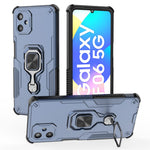 For Samsung Galaxy F06 5G Case Rotatable Ring Kickstand PC + TPU Shockproof Phone Cover
