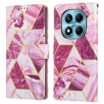 For Xiaomi Redmi Note 14 Pro 4G Case Lacquered Marble Pattern Leather Phone Cover