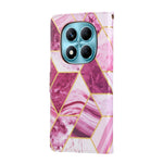 For Xiaomi Redmi Note 14 Pro 4G Case Lacquered Marble Pattern Leather Phone Cover