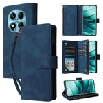 For Xiaomi Redmi Note 14 Pro 4G Case Zipper Wallet Multiple Card Slots Leather Phone Cover