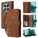 For Xiaomi Redmi Note 14 Pro 4G Case Zipper Wallet Multiple Card Slots Leather Phone Cover