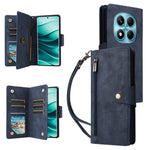 For Xiaomi Redmi Note 14 Pro 4G Case Zipper Wallet Leather Stand Phone Cover Rivet Decor