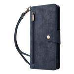 For Xiaomi Redmi Note 14 Pro 4G Case Zipper Wallet Leather Stand Phone Cover Rivet Decor