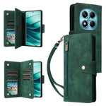 For Xiaomi Redmi Note 14 Pro 4G Case Zipper Wallet Leather Stand Phone Cover Rivet Decor