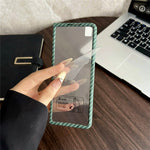 Til Samsung Galaxy Z Fold5 5G Magnetisk cover med kulfibertekstur og skærmbeskytter