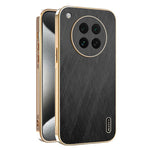 KADEM For Oppo Find X8s 5G Case Electroplating Silk Texture PU + TPU Phone Back Cover