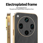 KADEM For Oppo Find X8 Ultra 5G Case Electroplating Silk Texture PU + TPU Phone Back Cover