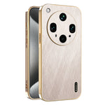 KADEM For Oppo Find X8 Ultra 5G Case Electroplating Silk Texture PU + TPU Phone Back Cover