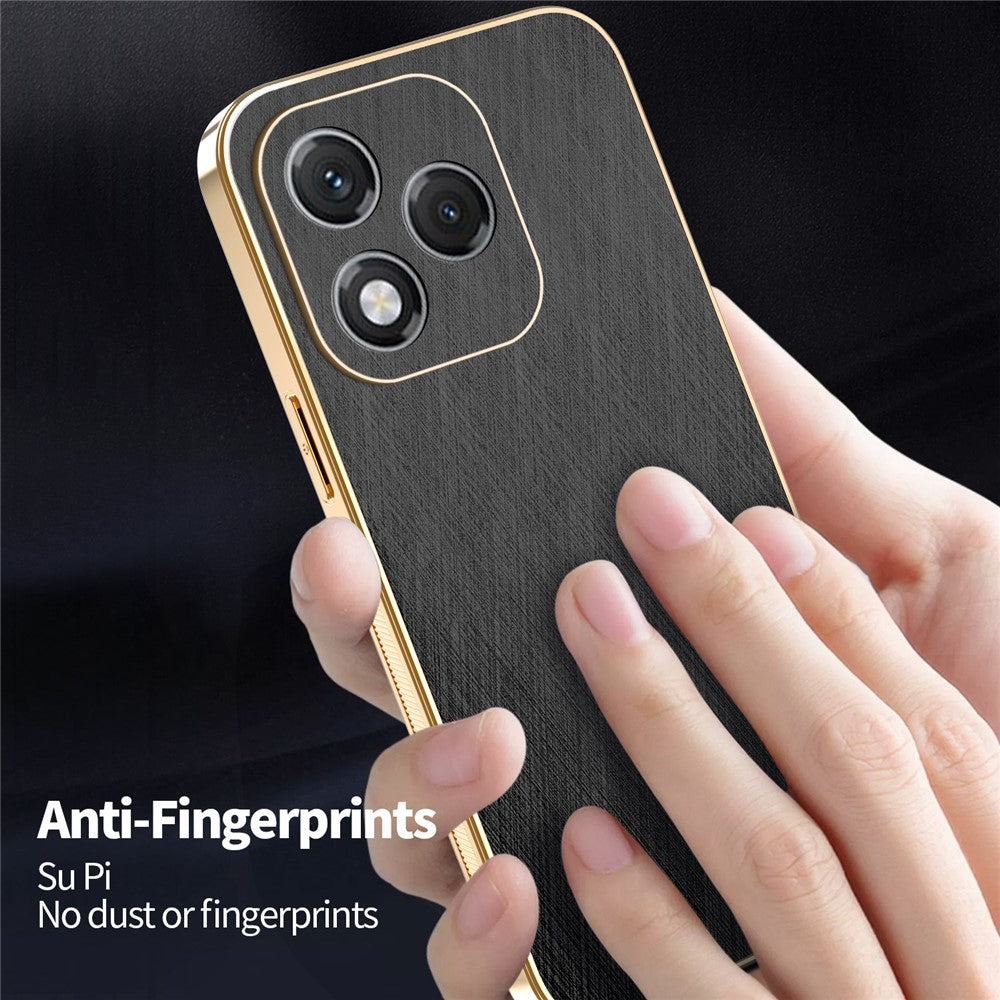 KADEM For Honor 400 Lite 5G etui elektrobelægning silketekstur PU + TPU telefonbagcover