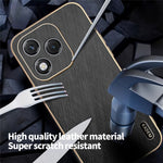 KADEM For Honor 400 Lite 5G etui elektrobelægning silketekstur PU + TPU telefonbagcover