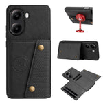 For Xiaomi Redmi Turbo 4 5G / Poco X7 Pro 5G Case with Card Slots Kickstand Leather + TPU Phone Cover