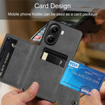 For Xiaomi Redmi Turbo 4 5G / Poco X7 Pro 5G Case with Card Slots Kickstand Leather + TPU Phone Cover