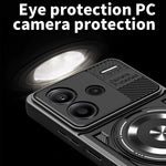 For Xiaomi Redmi Note 13 Pro+ 5G Magnetic Case Rotating Kickstand TPU + PC Phone Cover