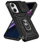 For Xiaomi Poco X7 Pro 5G / Redmi Turbo 4 5G Case PC + TPU Phone Cover with Lens Protection Kickstand