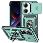 For Xiaomi Poco X7 Pro 5G / Redmi Turbo 4 5G Case PC + TPU Phone Cover with Lens Protection Kickstand