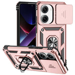For Xiaomi Poco X7 Pro 5G / Redmi Turbo 4 5G Case PC + TPU Phone Cover with Lens Protection Kickstand