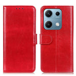 For Xiaomi Redmi Note 14S 4G Case Crazy Horse Texture PU Leather Phone Stand Cover