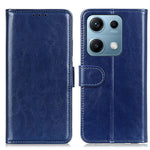 For Xiaomi Redmi Note 14S 4G Case Crazy Horse Texture PU Leather Phone Stand Cover