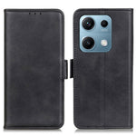 For Xiaomi Redmi Note 14S 4G Case Stand Cowhide Texture PU Leather Phone Cover
