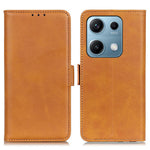 For Xiaomi Redmi Note 14S 4G Case Stand Cowhide Texture PU Leather Phone Cover