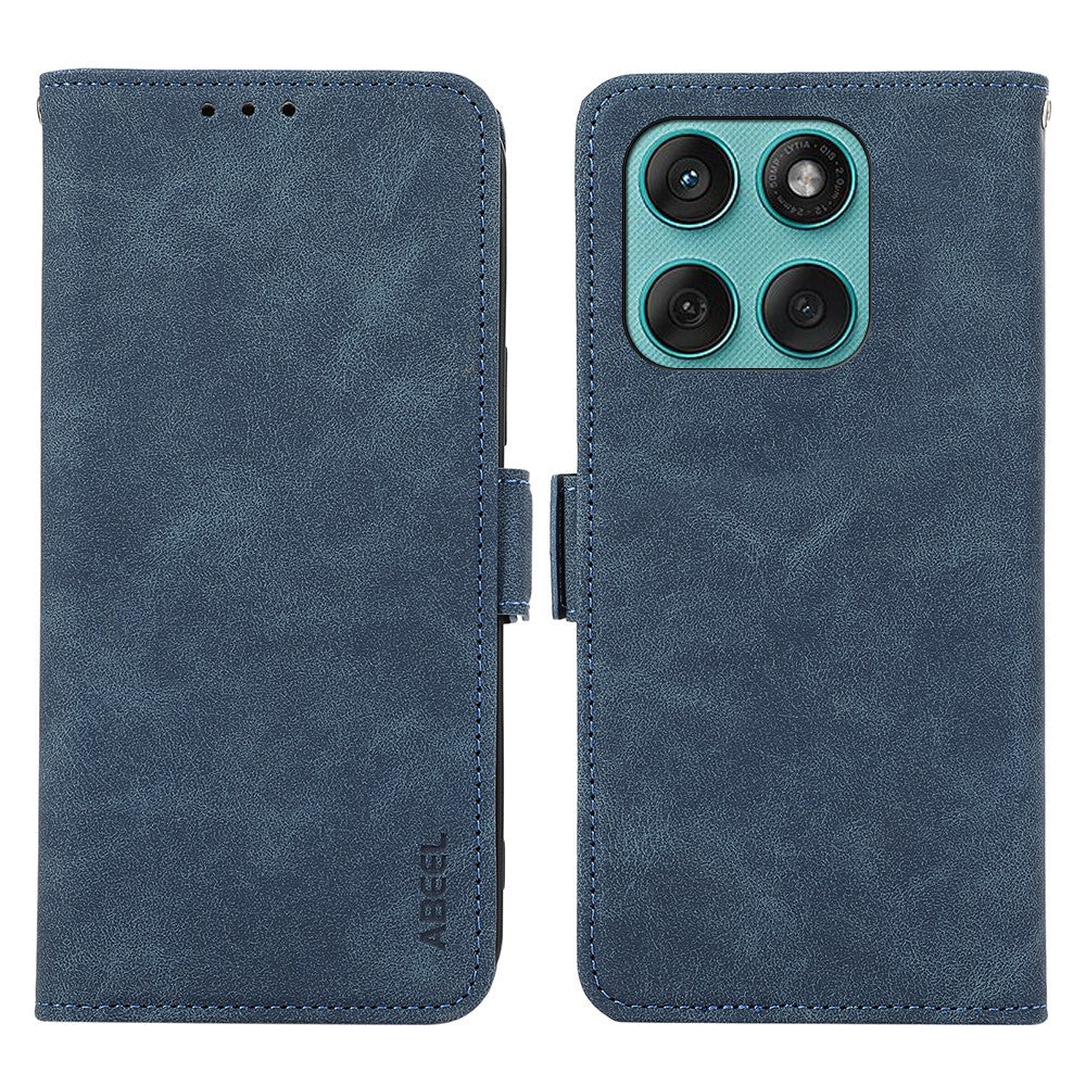 ABEEL til Motorola Edge 60 5G / 60 Fusion 5G etui PU læder folio stand view RFID-blokerende telefoncover