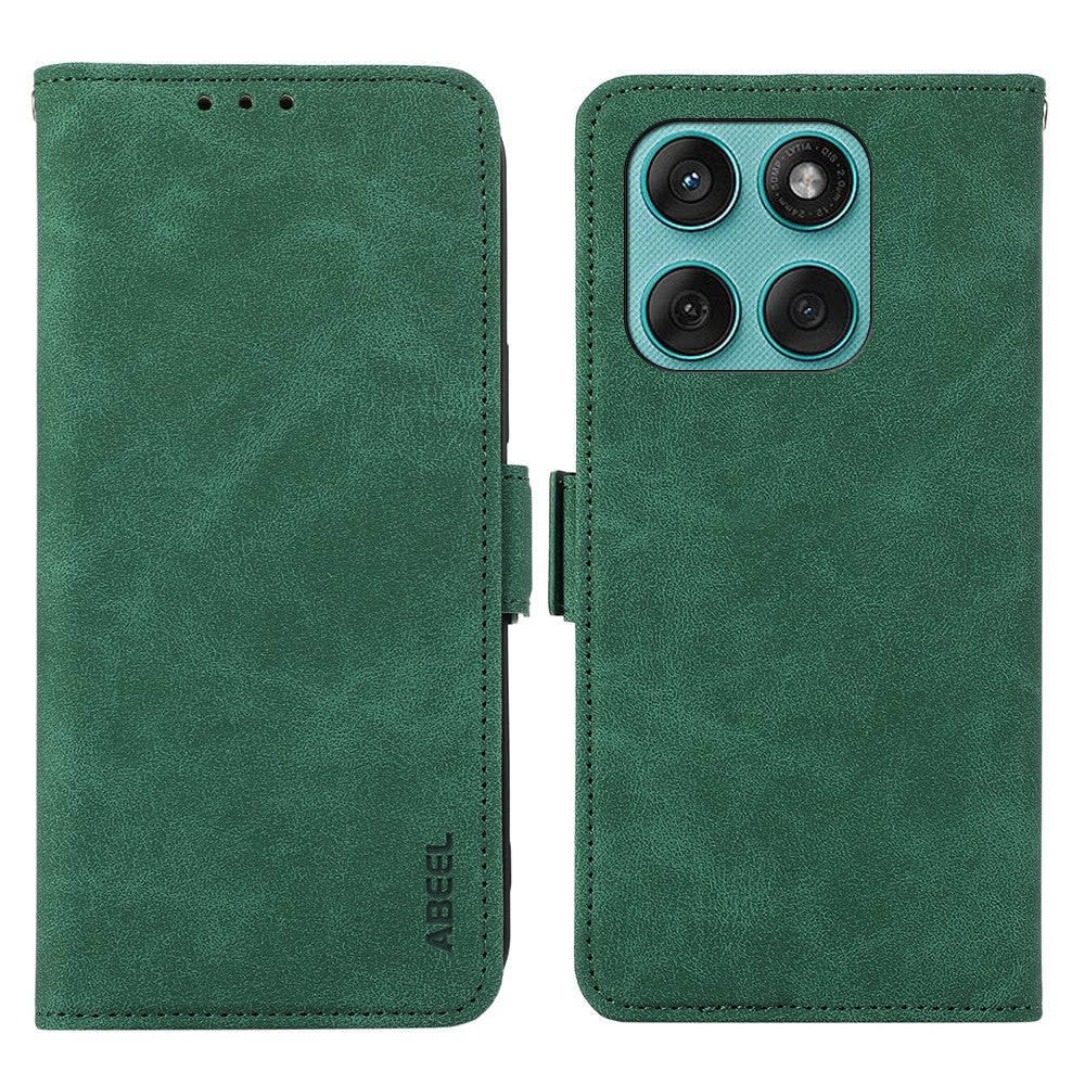 ABEEL til Motorola Edge 60 5G / 60 Fusion 5G etui PU læder folio stand view RFID-blokerende telefoncover