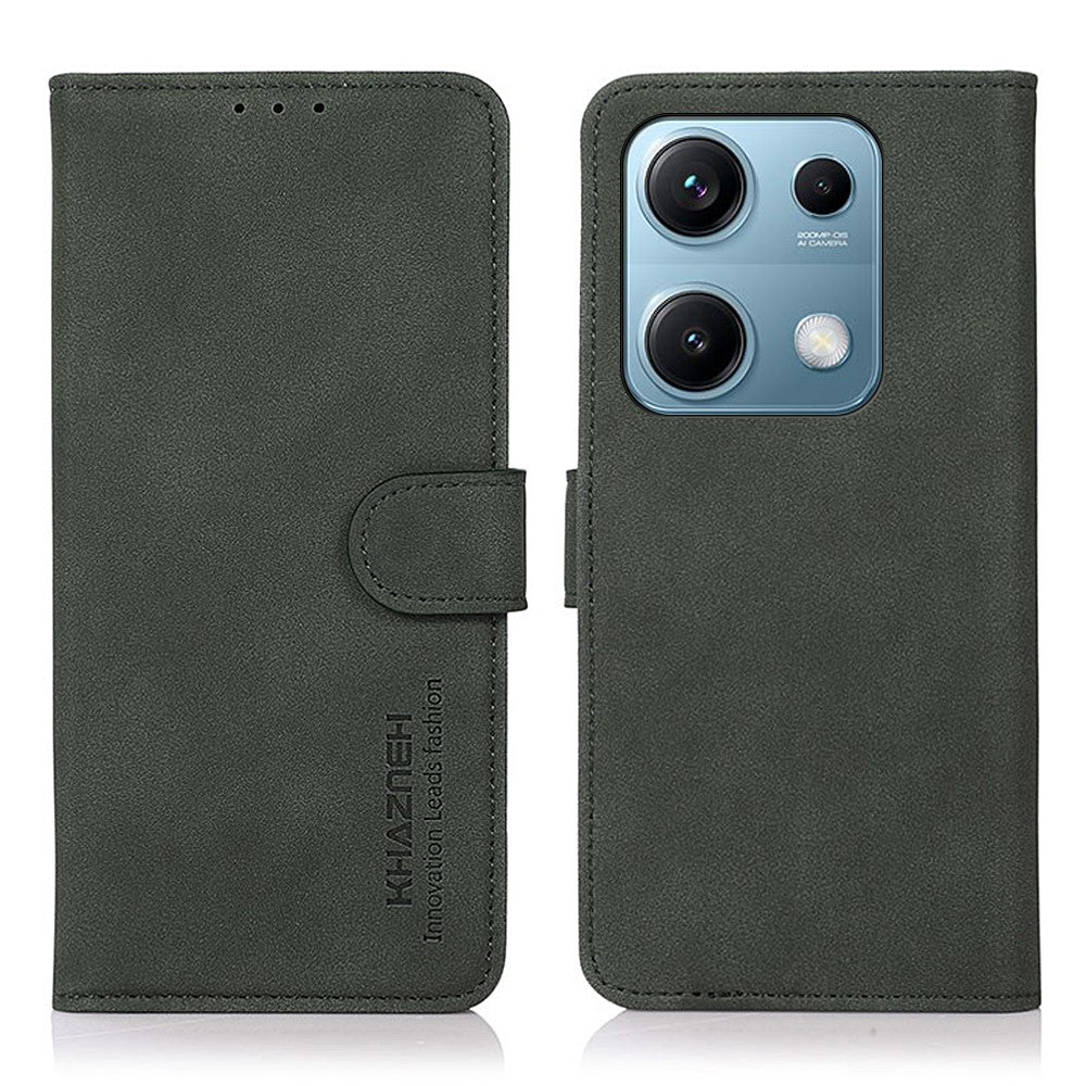 KHAZNEH För Xiaomi Redmi Note 14S 4G Skal PU Läder Plånboksfodral mobilfodral