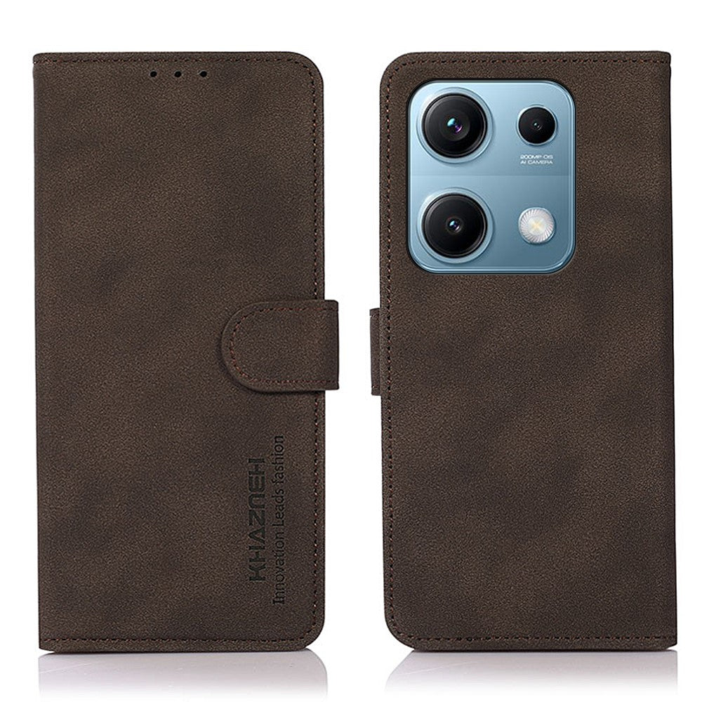 KHAZNEH För Xiaomi Redmi Note 14S 4G Skal PU Läder Plånboksfodral mobilfodral