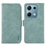 ABEEL For Xiaomi Redmi Note 14S 4G Case PU Leather Folio Stand View RFID Blocking Phone Cover