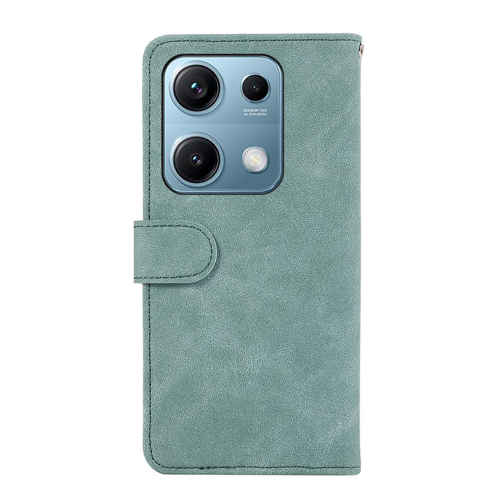 ABEEL For Xiaomi Redmi Note 14S 4G Case Color Splicing Leather Flip Phone Cover RFID Blocking
