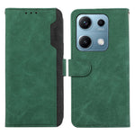 ABEEL For Xiaomi Redmi Note 14S 4G Case Color Splicing Leather Flip Phone Cover RFID Blocking