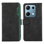 ABEEL For Xiaomi Redmi Note 14S 4G Case Color Splicing Leather Flip Phone Cover RFID Blocking