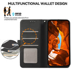For Xiaomi Redmi Note 14S 4G Case RFID Blocking Flip Leather Phone Cover